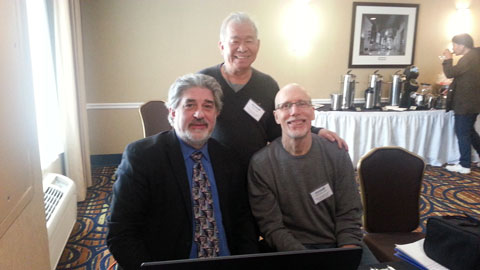 Tom, Joseph and Mark at Brain Avatar Workshop