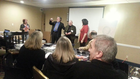 Tom, Meryln and Terri at Brain Avatar Workshop