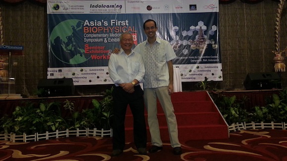 Dr Guan and Reza, one of the speakers